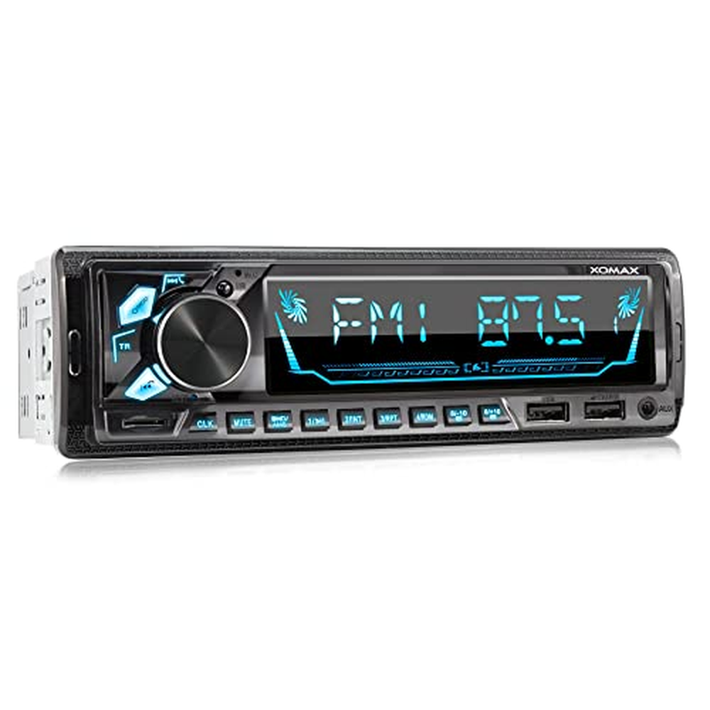 XOMAX XM-R282 FM RDS Bluetooth Hands- USB SD MP3 ID3 2nd USB Port with Charging Function AUX-IN 1 DIN